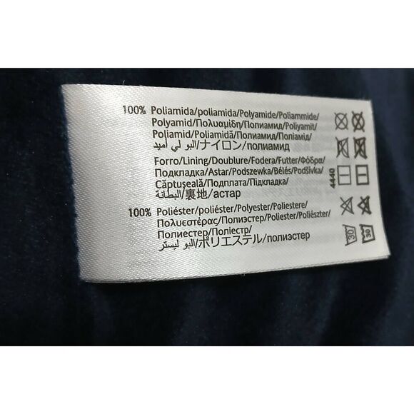 Mayoral girls kids size 9 Winter Puffer Jacket Coat navy blue Hoodie - Picture 7 of 7